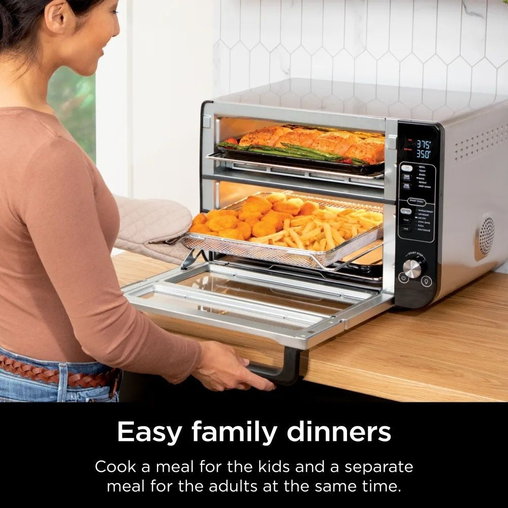 Double Door 12-in-1 Countertop Electric Convection Oven & Air Fryer with FLEXDOOR J4P3 - product image 5