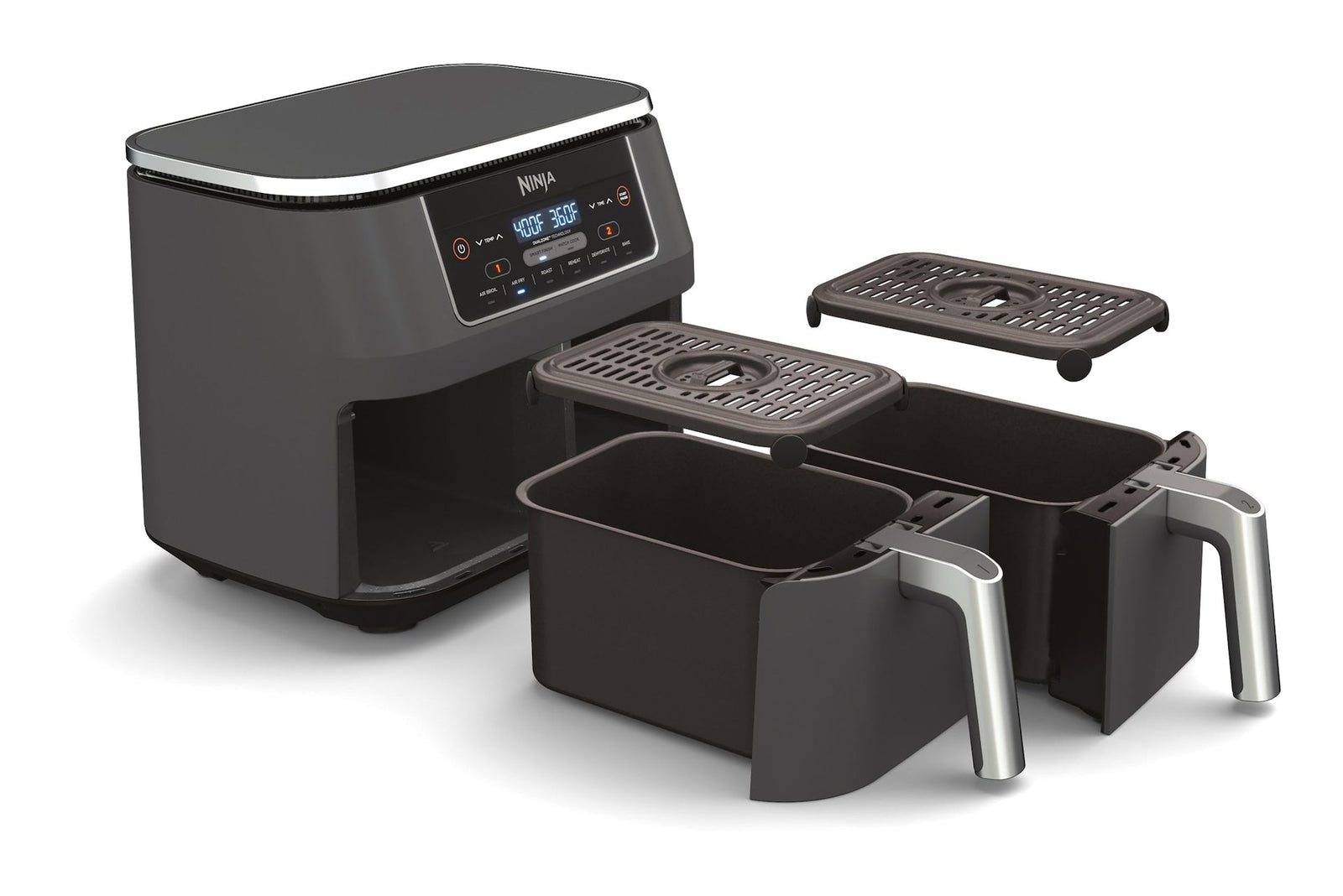 Foodi 2-Basket Air Fryer with 6 Cooking Functions, 8 Qt D5N2 - product image 2