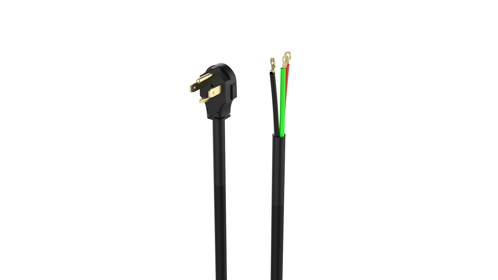 4-ft 10-in 30-Amp 4-Wire Dryer Power Cord, Black Q6H8 - product image 1