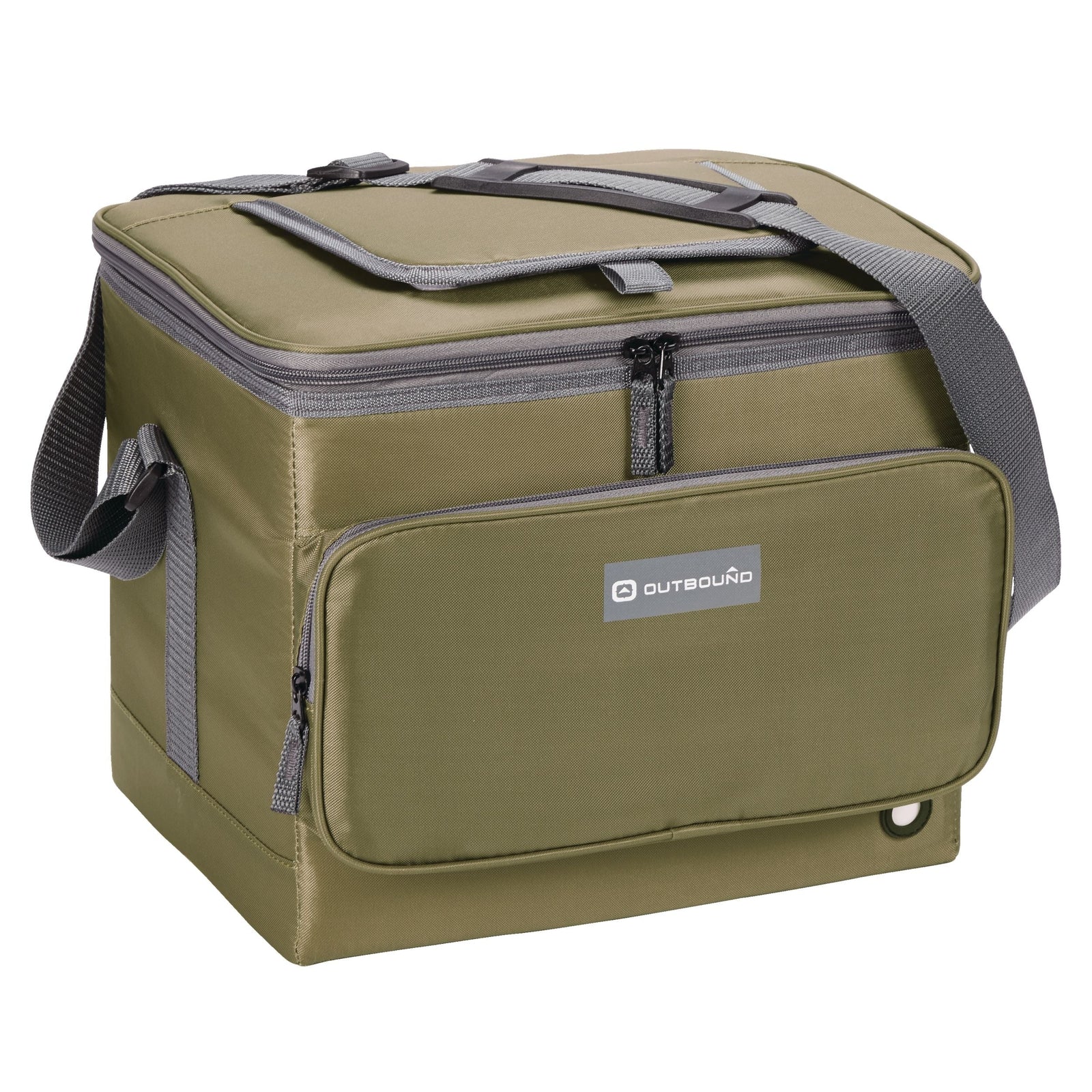 Collapsible Soft Cooler, Olive, 24 Can, 40-L C1Y8 - product image 1