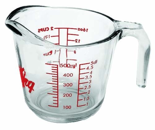 Originals Glass Measuring Cup, 500-ml M6E3 - product image 1