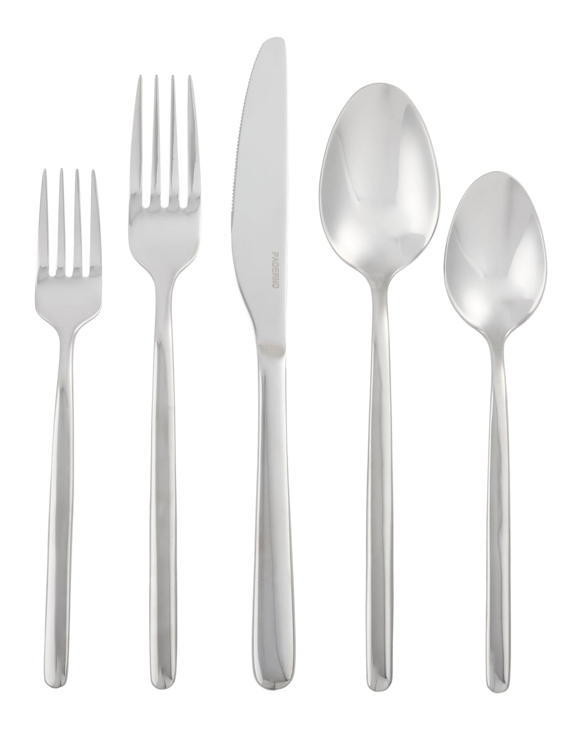 Slim Rounded Handle Flatware Set, Serves 12, 60-pc B4M6 - product image 1