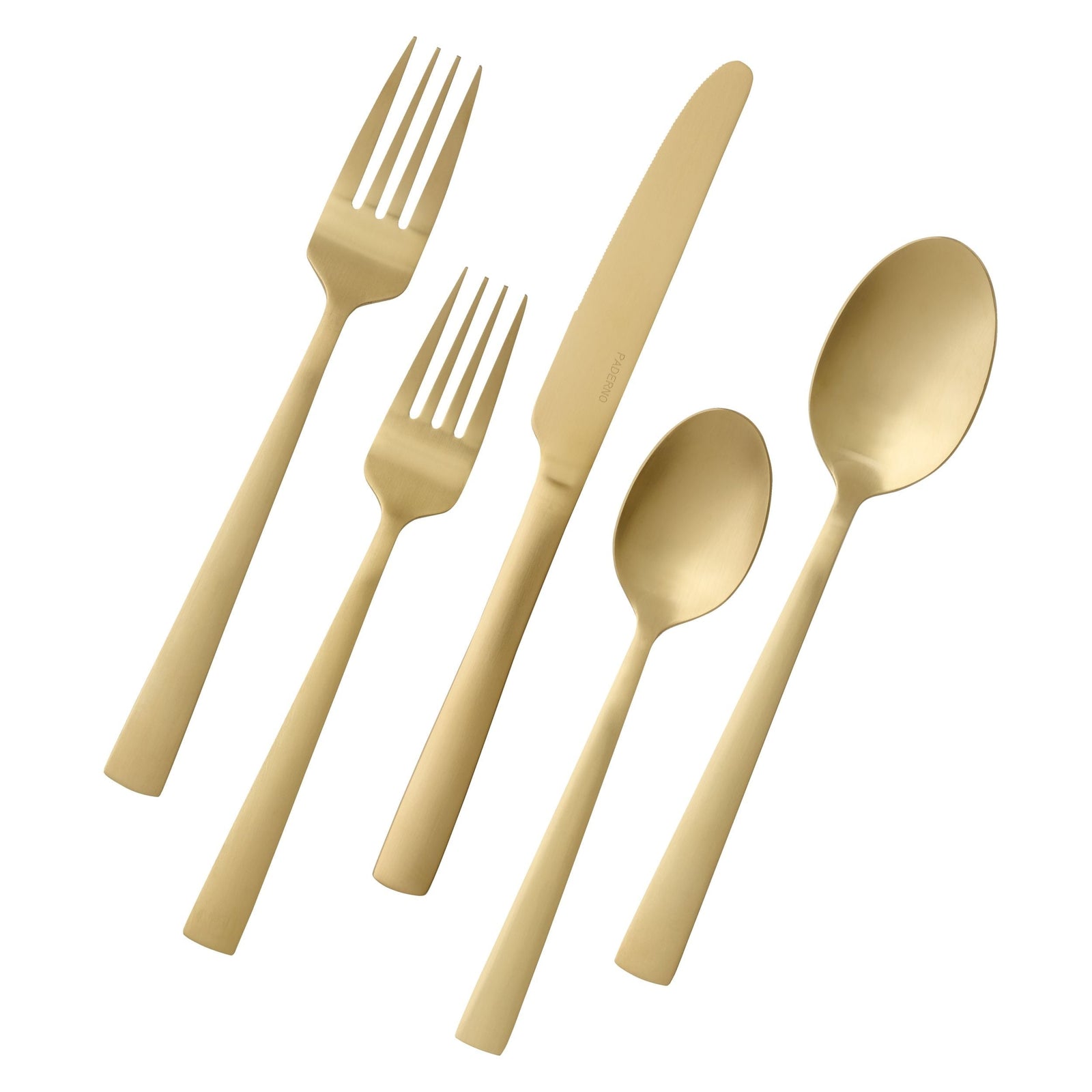 Summerside Champagne Matte Stainless Steel Flatware Set, Serves 4, 20-pc S7C0 - product image 1