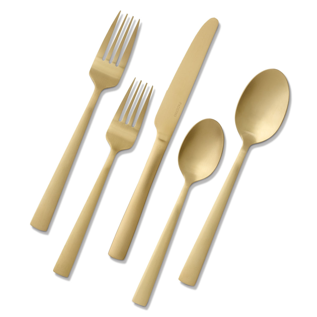 Summerside Champagne Matte Stainless Steel Flatware Set, Serves 4, 20-pc S7C0 - product image 2