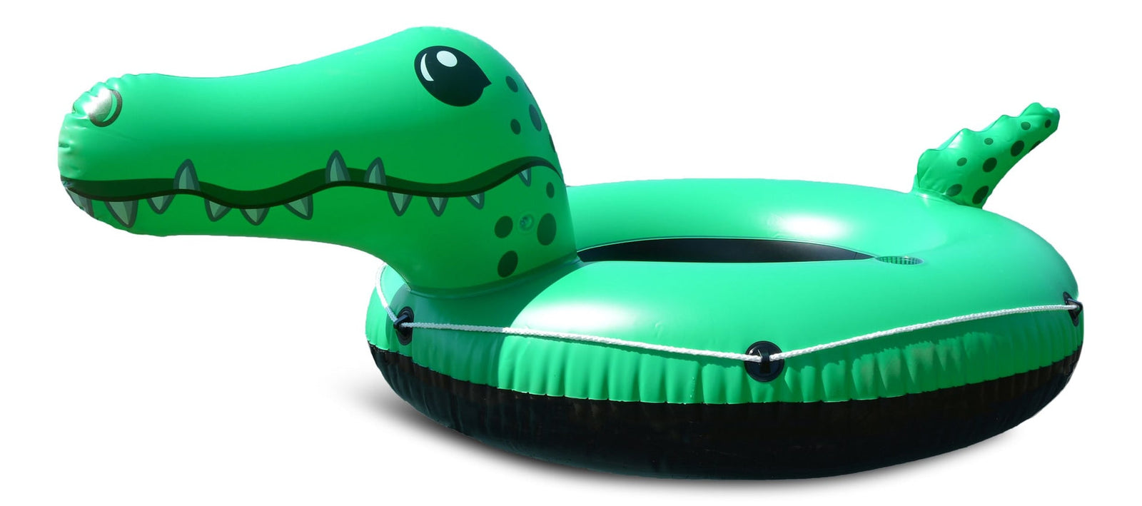 Inflatable Crocodile River/Lake Float Tube, 1-person, Green A2X0 - product image 1
