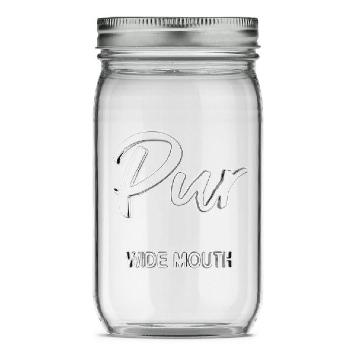 Mason Wide Mouth Canning Glass Jar with Lid & Band, 32-oz/946-mL, 12-pk M3D1 - product image 1