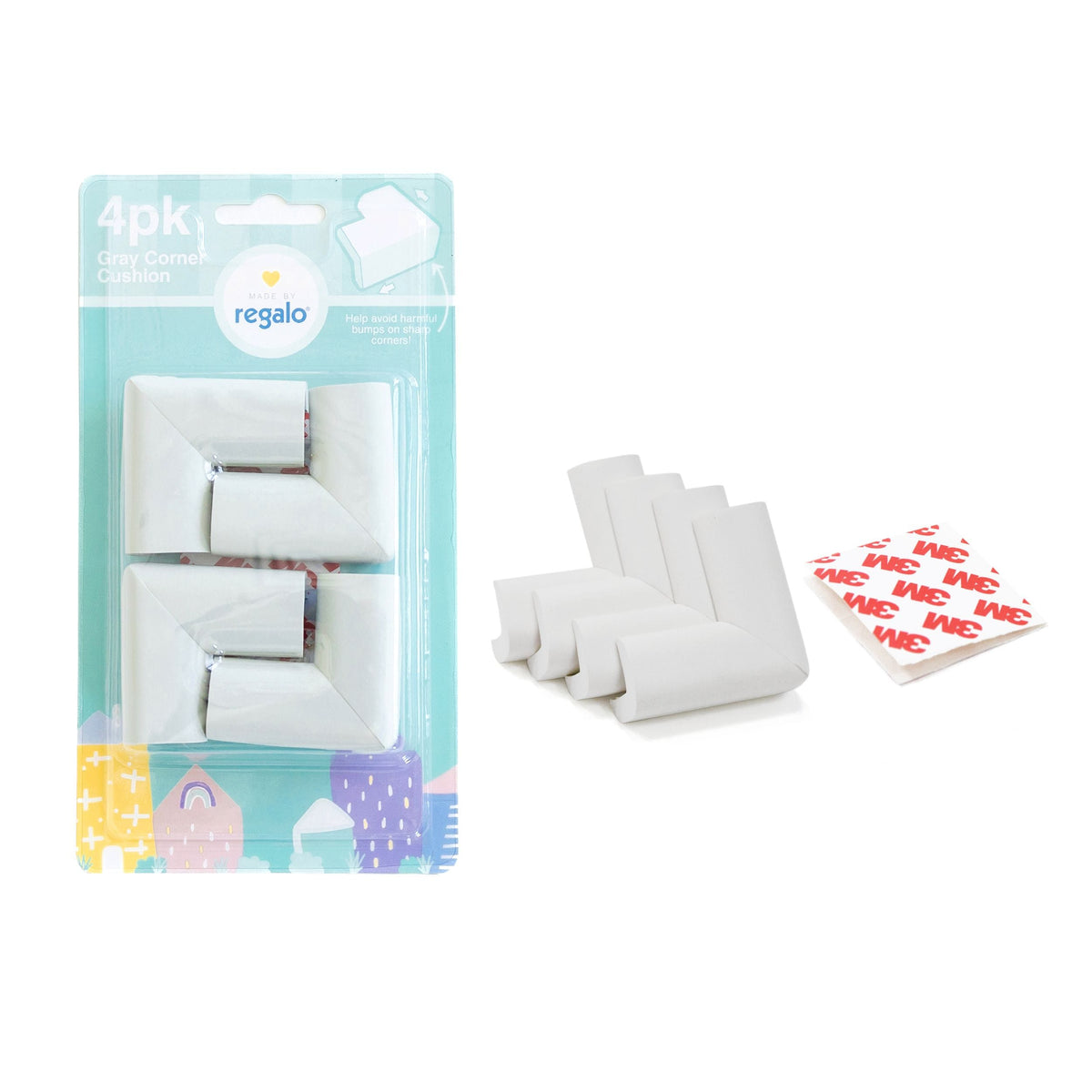 Child-Proofing Furniture Edge Cushion Bundle, Grey, 16-ft E1N3 - product image 1