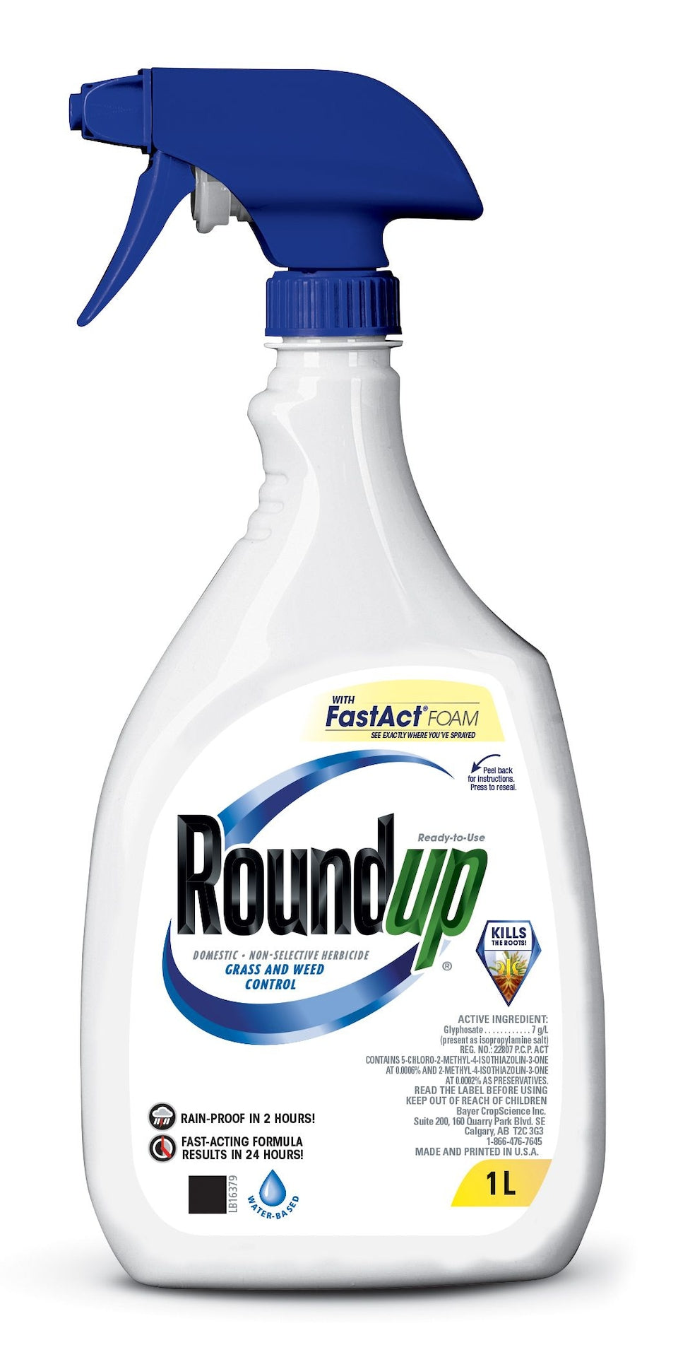 Ready-to-Use Herbicide Grass & Weed Control/Killer with Fast Fact Foam, 1-L X5G4 - product image 1