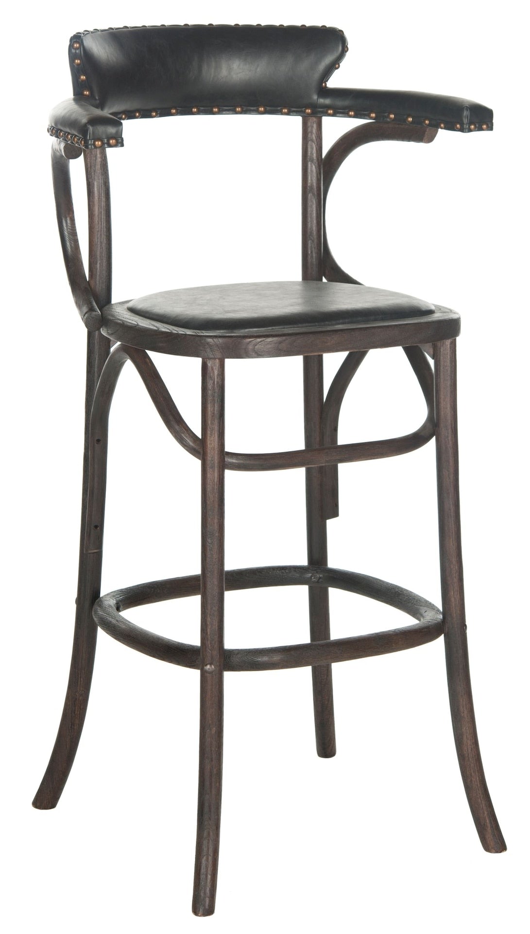 Kenny Bar Stool, Antique Black S6J3 - product image 1