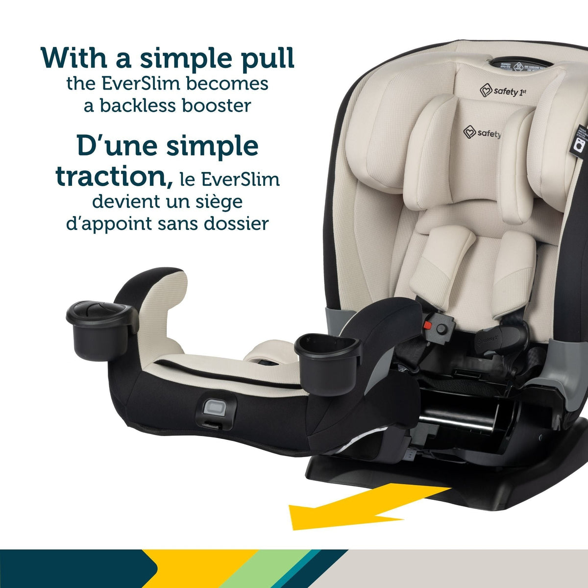EverSlim All-in-One Dunes Edge Convertible Child Car Seat G3T2 - product image 1