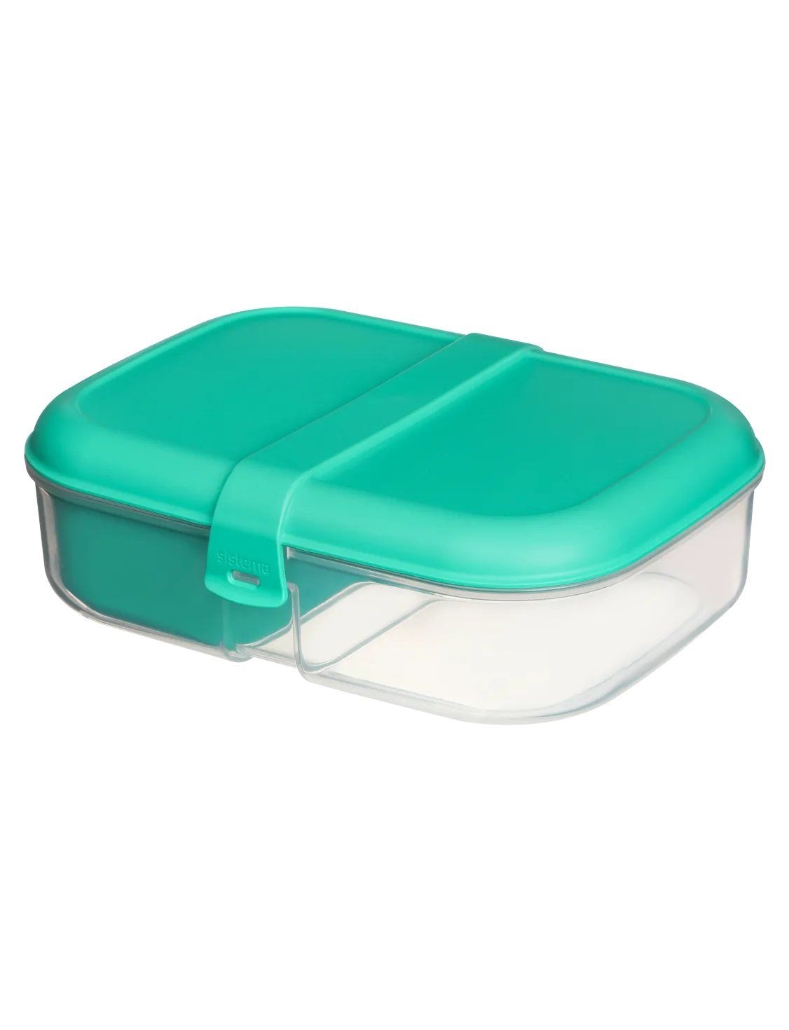 Ribbon Rectangular Plastic Lunch To Go Food Storage Lunch Box, 1.1-L, with Mini Bite A5S8 - product image 1