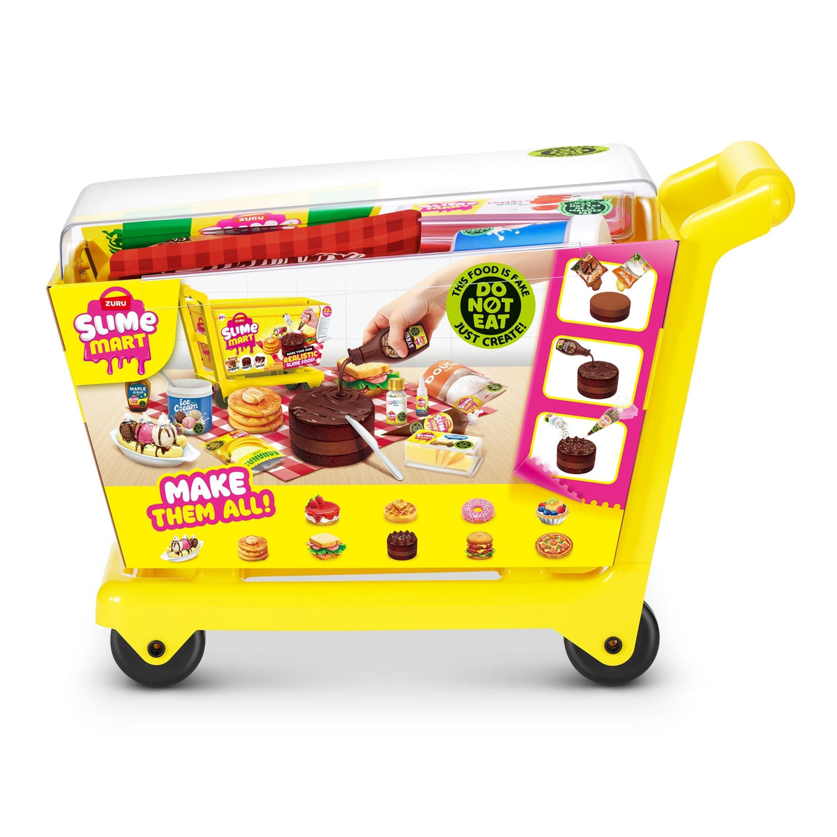 Mart Shopping Cart Series 1, Playset, Yellow V2B3 - product image 6