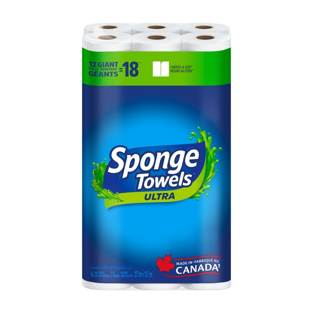 Ultra Choose-A-Size Giant Roll Paper Towels, 2-ply, 12-pk A7F2 - product image 1
