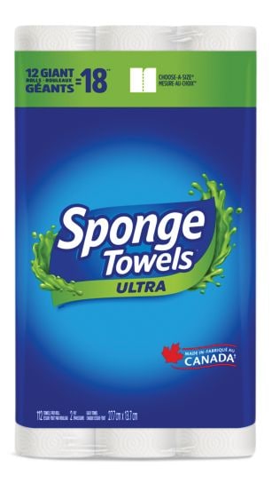 Ultra Choose-A-Size Giant Roll Paper Towels, 2-ply, 12-pk A7F2 - product image 2