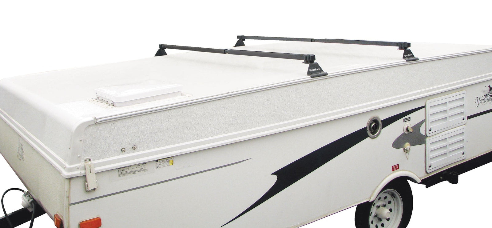 SR1020 Camp Trailer Roof Rack System, Black, 2-pc T2R7 - product image 2