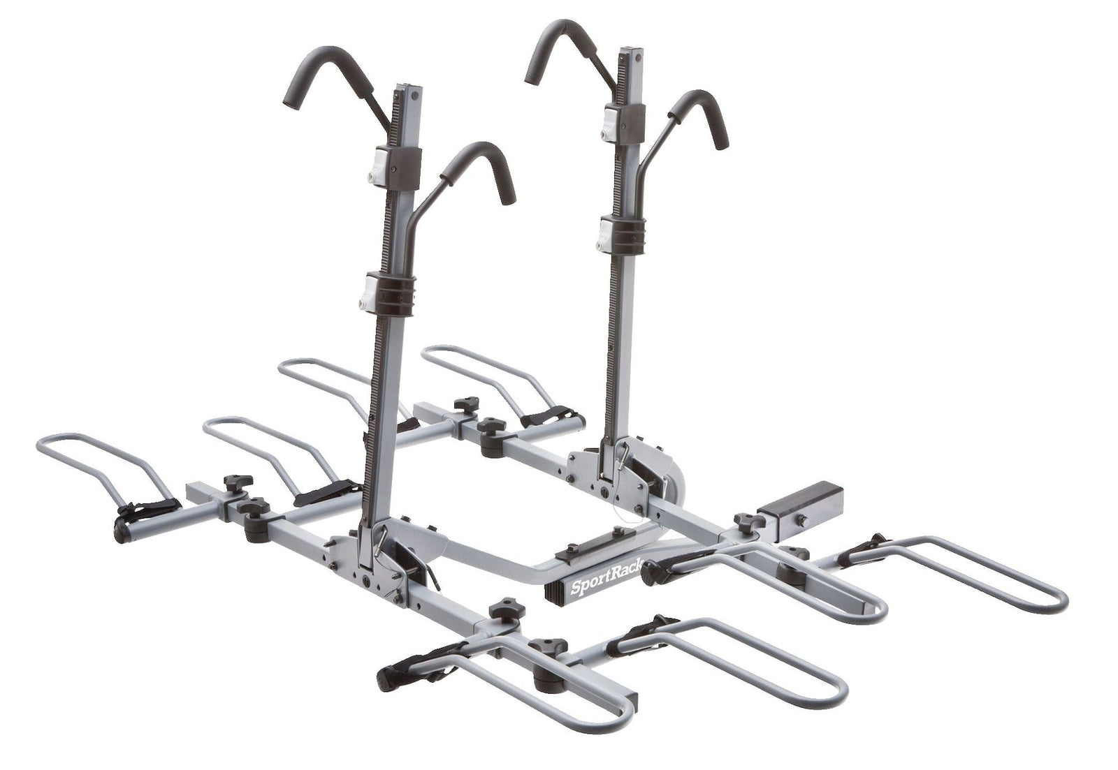 SR2902LR Crest Deluxe 4-Bike Lock & Tilt Platform Hitch Mount Bike Rack, Fits 2-in Receiver, Granite Grey S6T0 - product image 1
