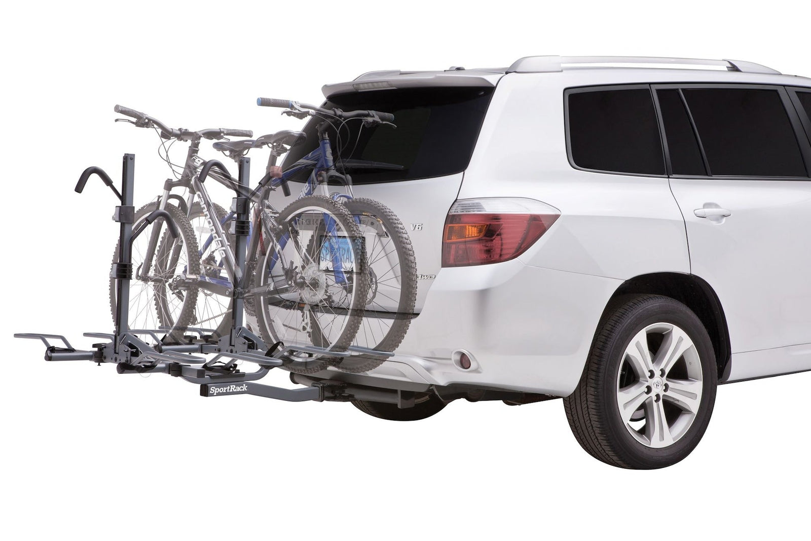 SR2902LR Crest Deluxe 4-Bike Lock & Tilt Platform Hitch Mount Bike Rack, Fits 2-in Receiver, Granite Grey S6T0 - product image 2