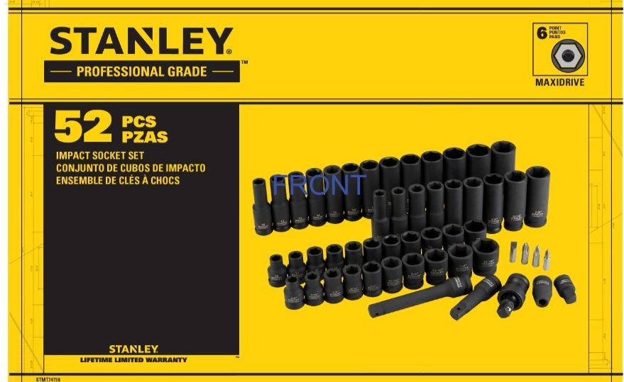 Pro 1/2-in Impact Socket Set, 52-pc Z9Z3 - product image 2
