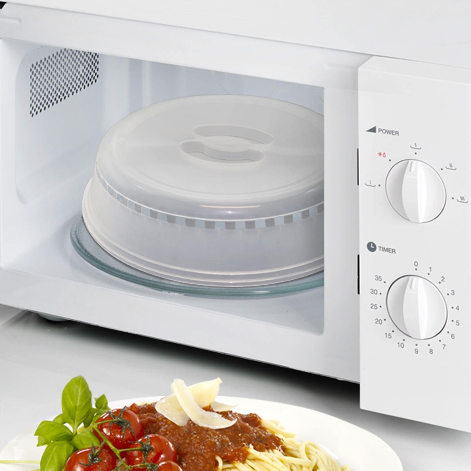 Microwave Food Cover/Splatter Cover BPA-Free, Dishwasher Safe, 25.4cm I3H9 - product image 5