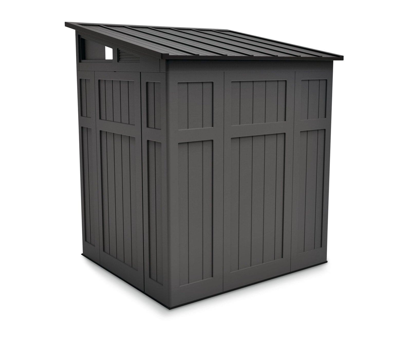 Modernist Outdoor Storage Shed, Grey, 6-ft x 5-ft D7H4 - product image 3