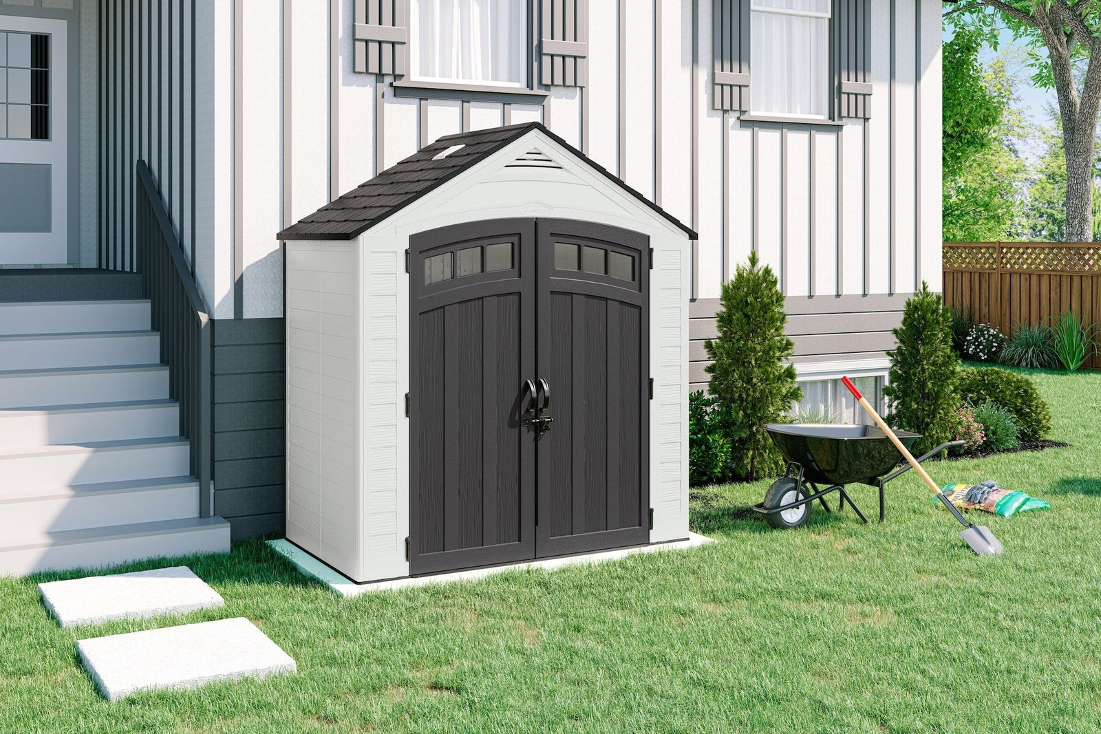 Vista 7x4-ft All-Weather Ice Cube Storage Shed P5N2 - product image 7