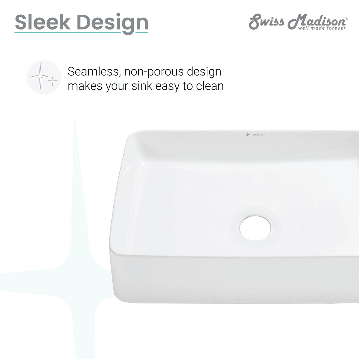 Concorde Rectangle Ceramic Vessel Sink X0Q7 - product image 3
