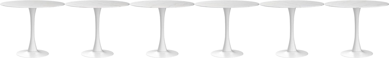 Me Home Leo Faux Marble Dining Table Tulip Base R3C9 - product image 2