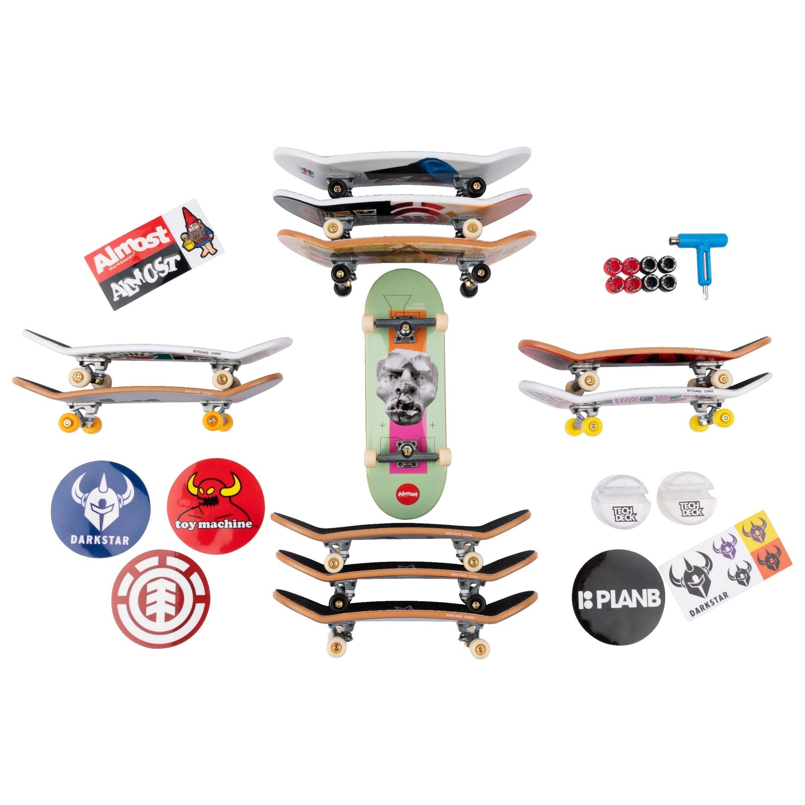 Deck 96-mm Fingerboard Mini Skateboard with Authentic Designs, Ages 6+ Y5G9 - product image 2