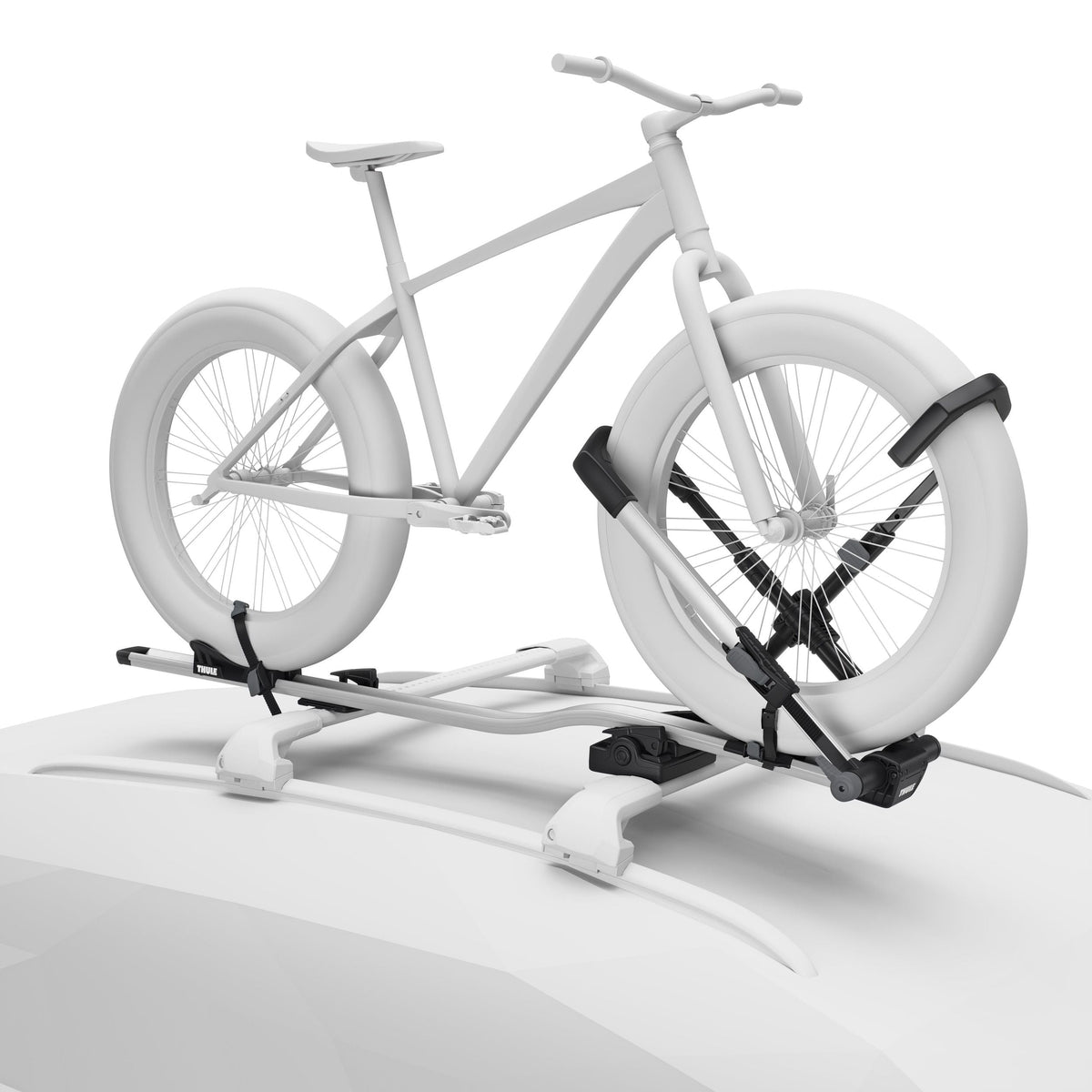 UpRide Wheel Mount Roof Bike Rack with Ratcheting Strap L5T2 - product image 3
