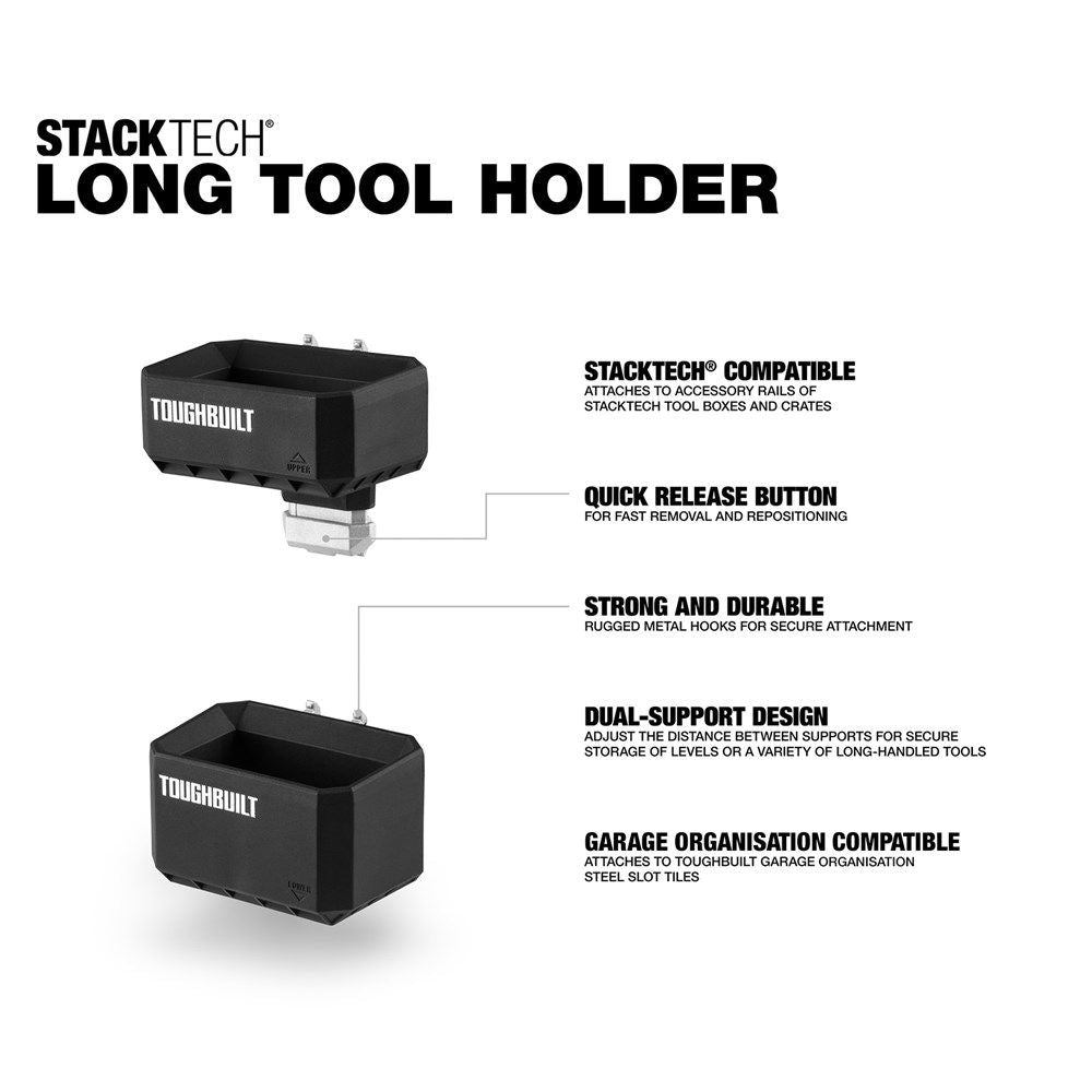 StackTech Long Tool Holder for StackTech Toolbox, Black Z5K5 - product image 4