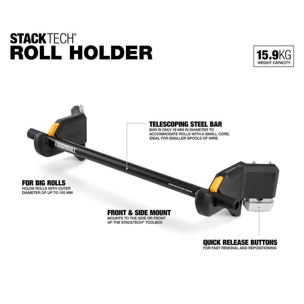 StackTech Roll Holder for StackTech Toolbox, Black, 35-lb E2F6 - product image 5