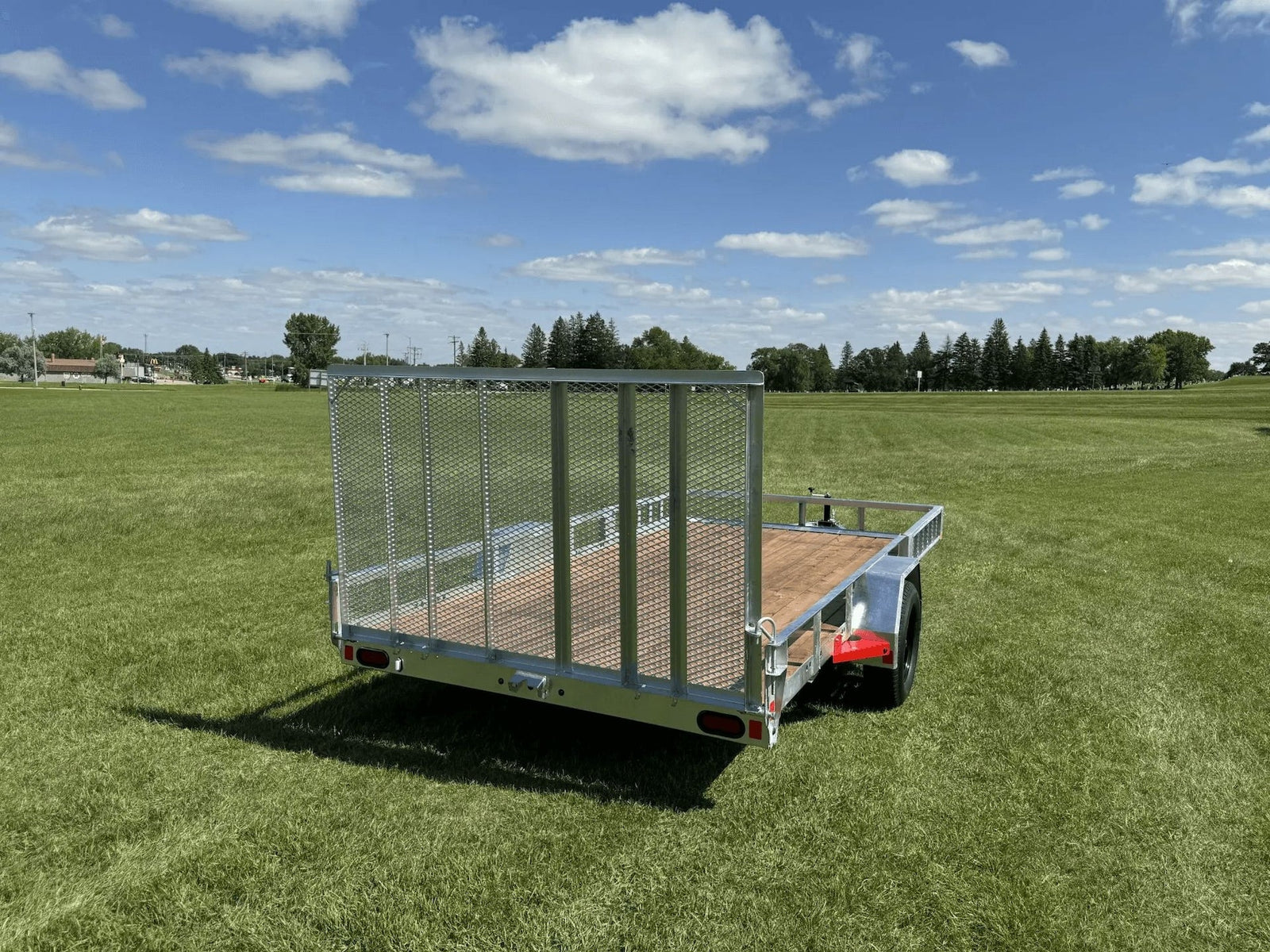 83-in x 14-ft Utility Trailer with Gate & Side ATV Ramps, Galvanized U5E9 - product image 3