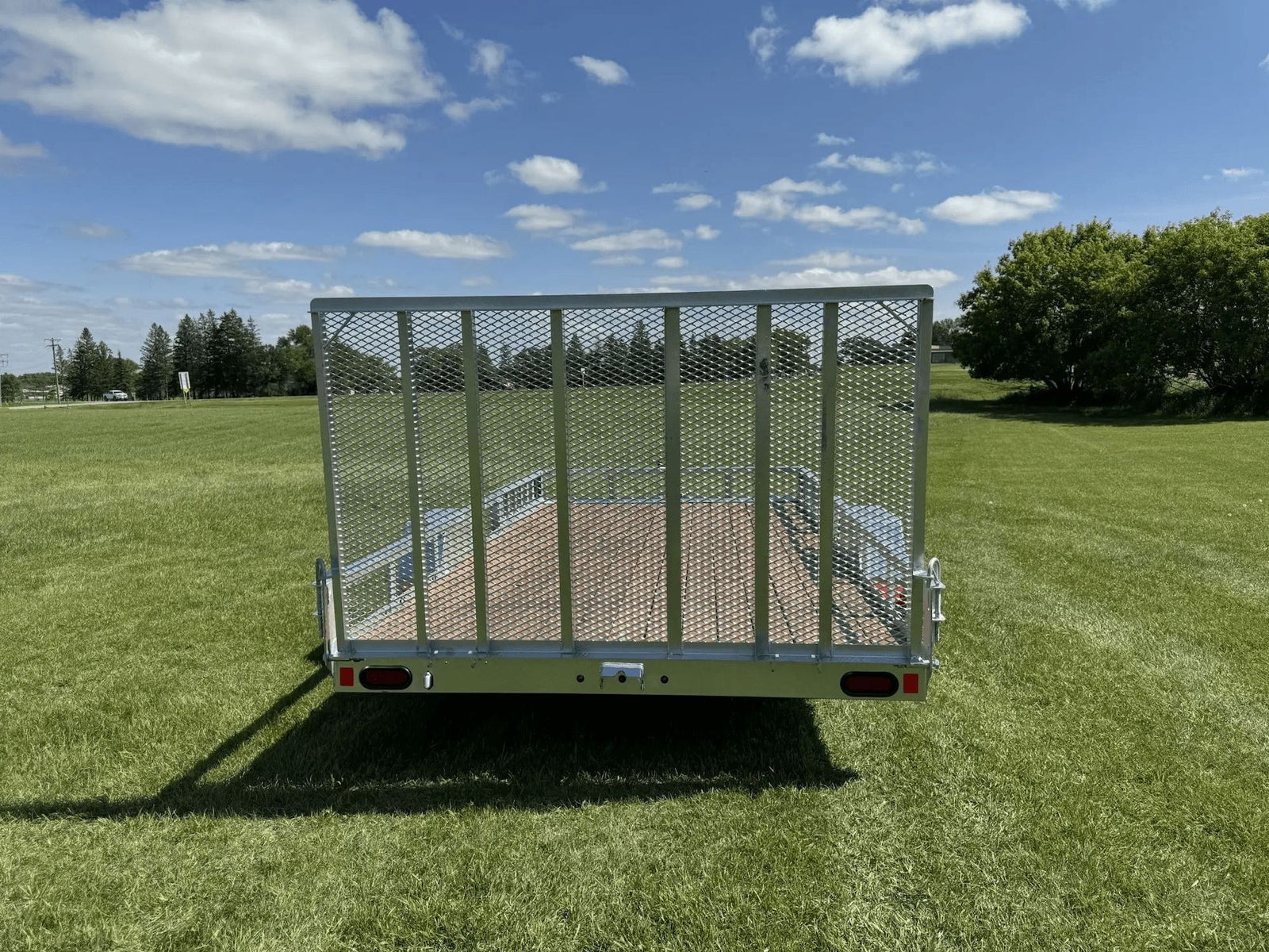 83-in x 14-ft Utility Trailer with Gate & Side ATV Ramps, Galvanized U5E9 - product image 4