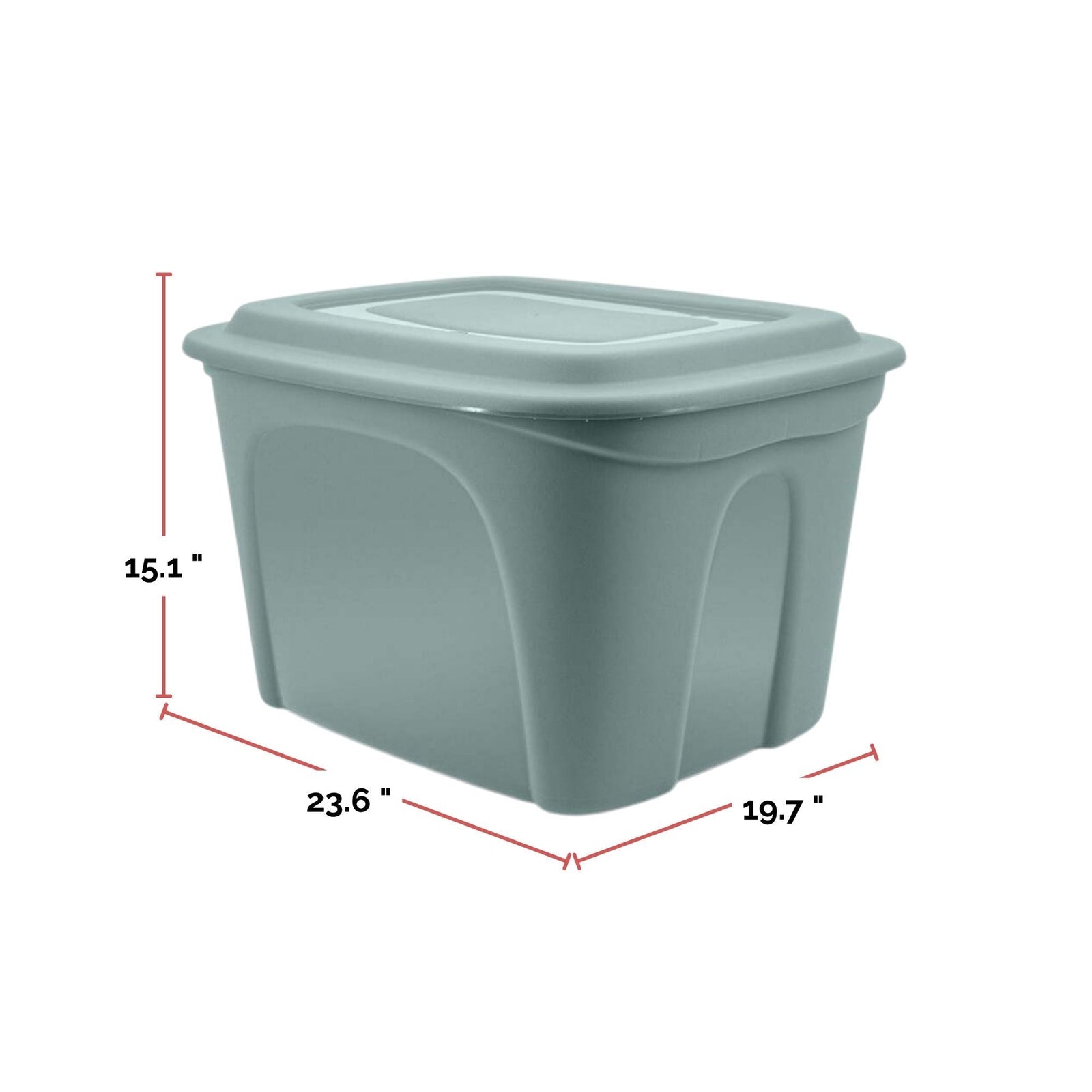Type A Nesting Tote, 72-L, Moss Green V2C7 - product image 2