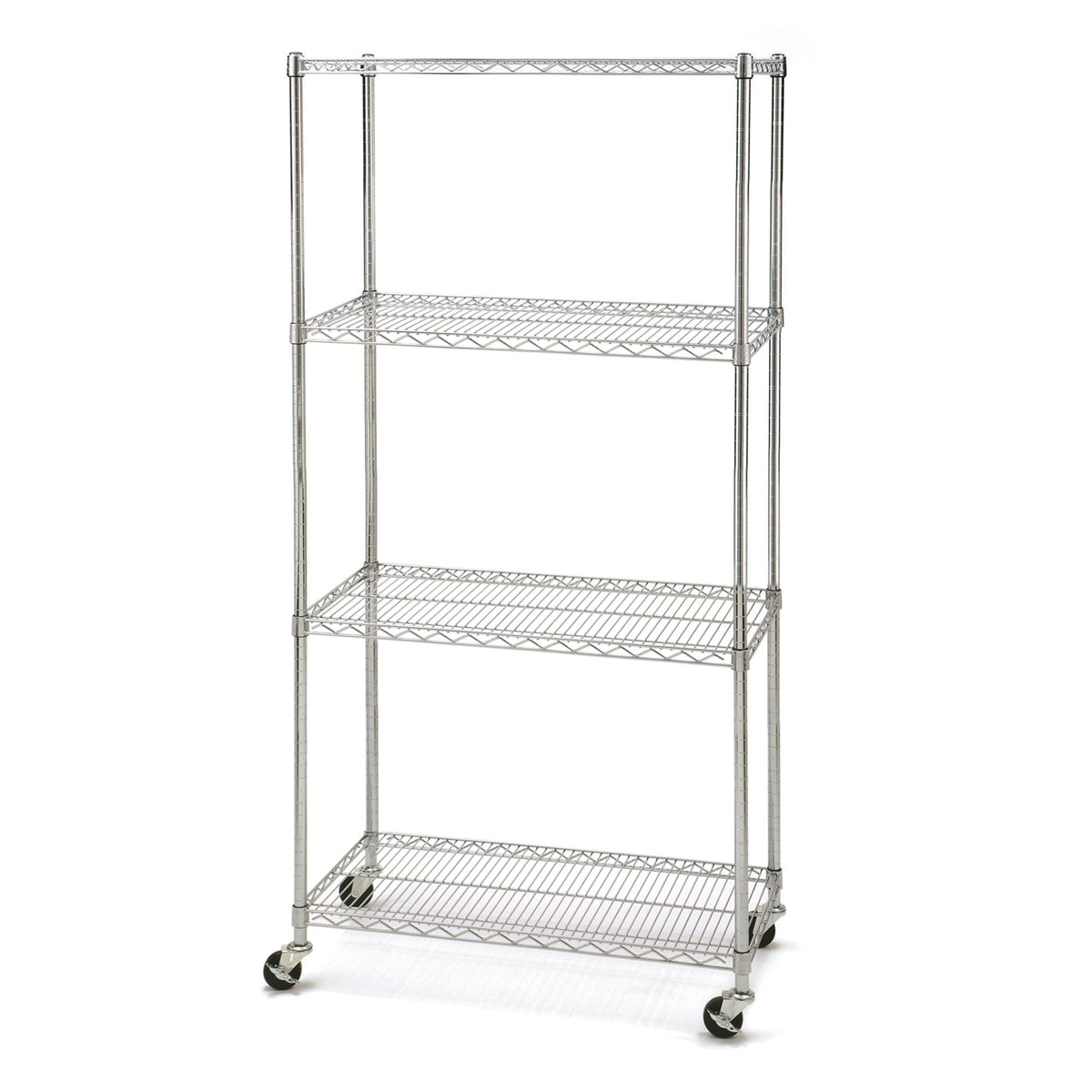 Classic 4-Tier NSF Shelving, 36-in x 18-in x 72-in, Chrome V6Z7 - product image 1