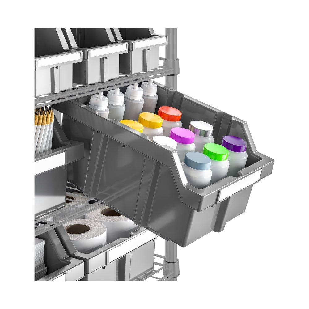 Classics 7-Tier NSF 16-Bin Rack Shelving, 36-in x 14-in x 56-in X4V3 - product image 4