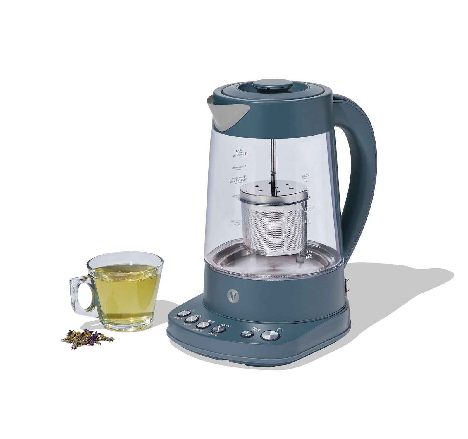 Colour Series Electric Variable Temperature Steeping Kettle, Bluefin, 1.7-L Q4U7 - product image 2