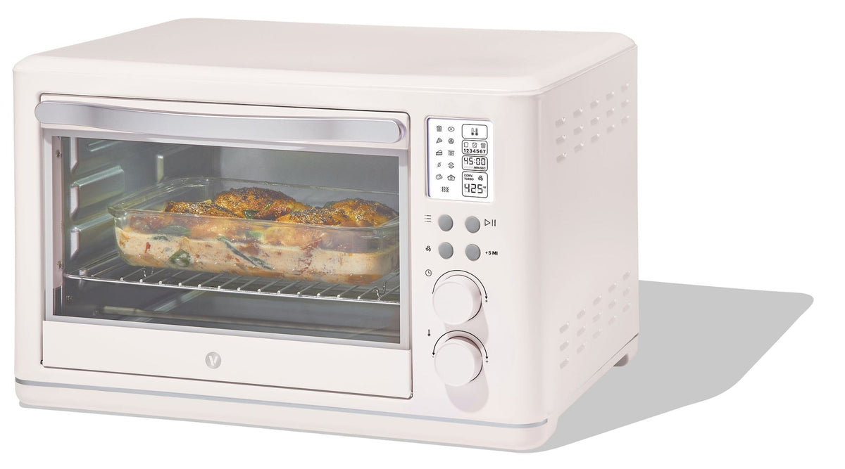 Digital Multi-Functional Air Fryer Toaster Oven with 11 Pre-Set Functions, Shortbread, 6-Slices Z2V4 - product image 1
