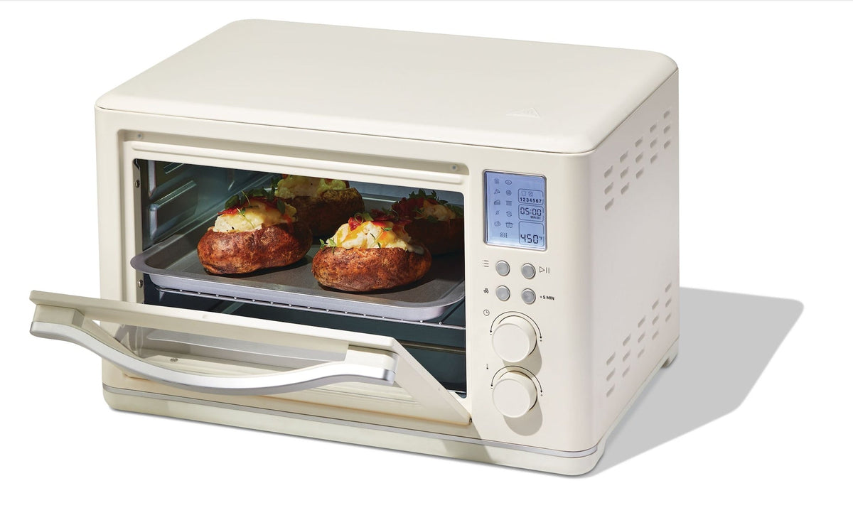 Digital Multi-Functional Air Fryer Toaster Oven with 11 Pre-Set Functions, Shortbread, 6-Slices Z2V4 - product image 3