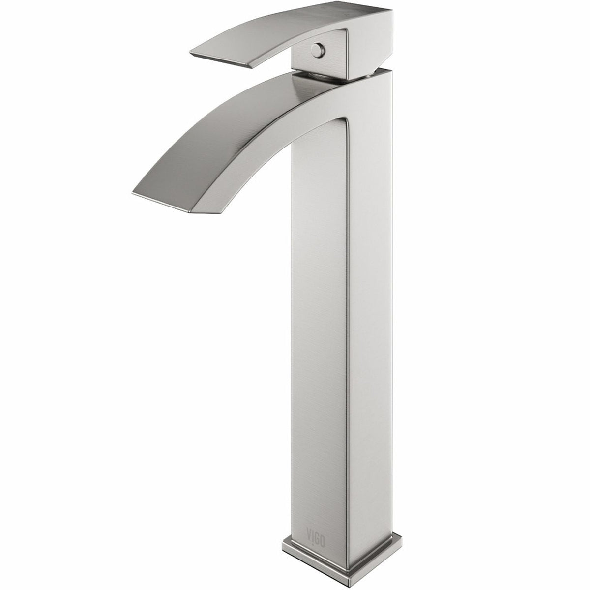 Duris Vessel Single Handle Vessel Sink Bathroom Faucet with Deck Plate, Brushed Nickel S0W8 - product image 2