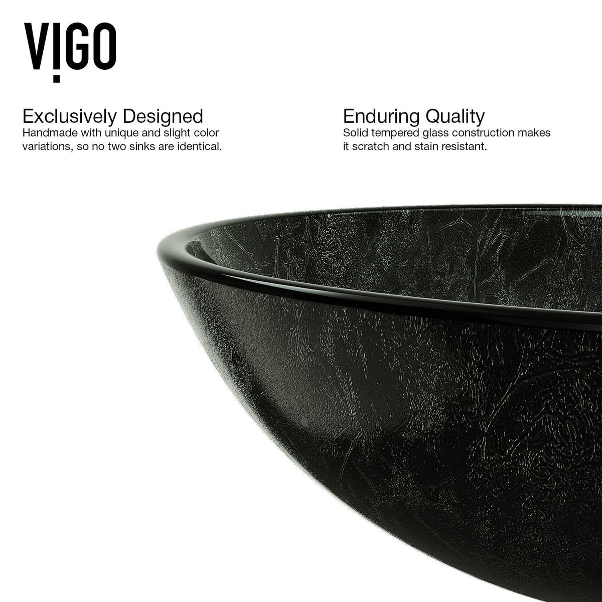Glass Grey Onyx Bathroom Sink/Basin Set with Linus Faucet and Round Vessel R9E7 - product image 3