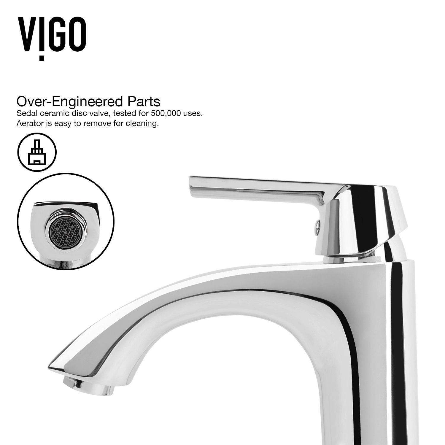 Glass Grey Onyx Bathroom Sink/Basin Set with Linus Faucet and Round Vessel R9E7 - product image 5