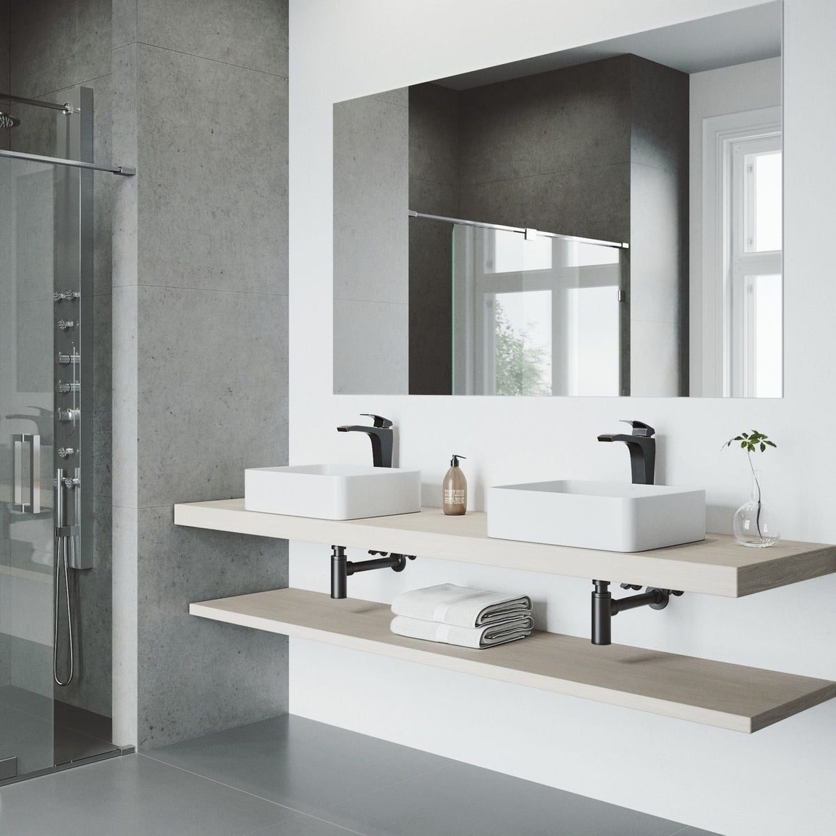 Jasmine MatteStone 18x15-in Deep White Bathroom Sink/Basin with Rectangular Vessel Z1M1 - product image 6