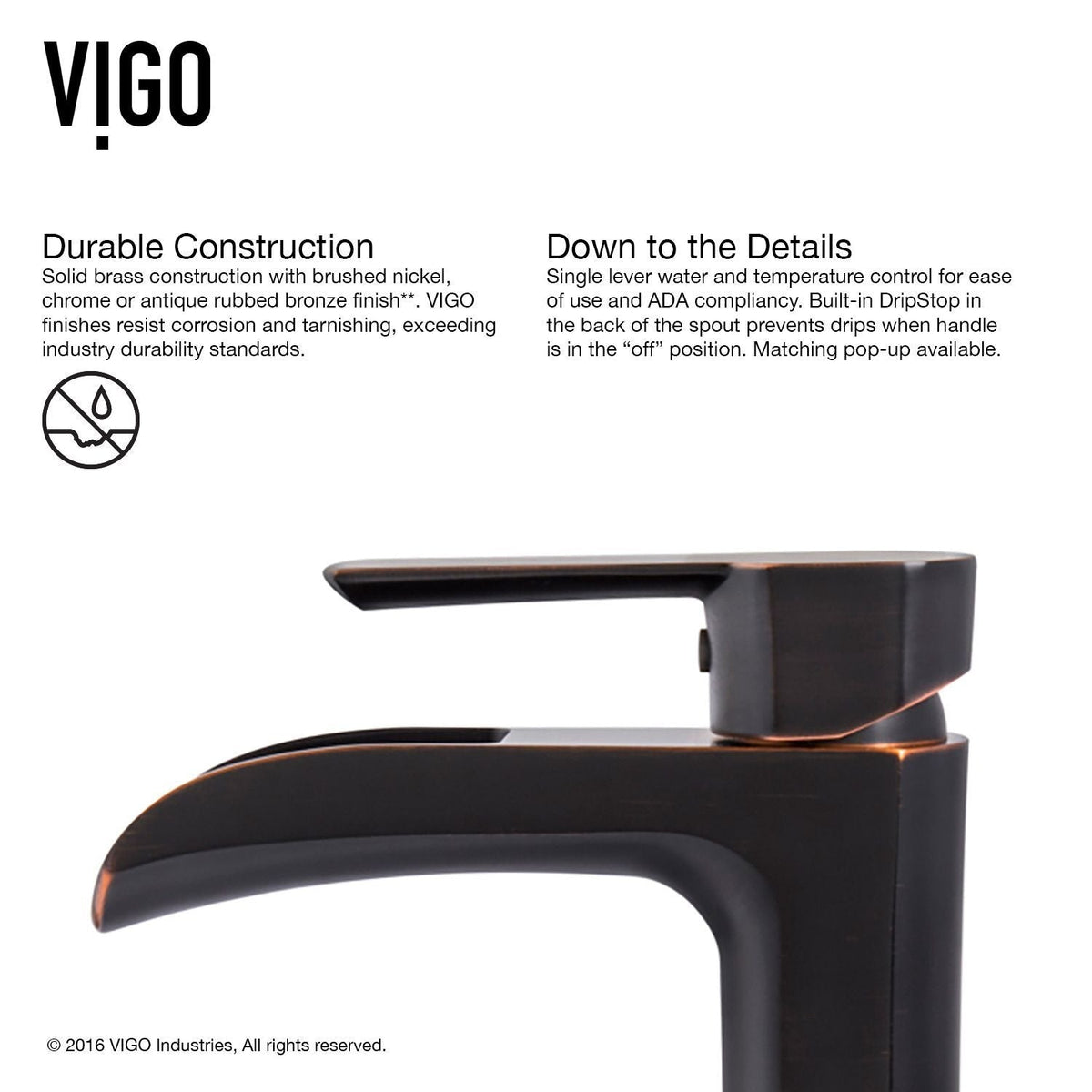 Russet Glass 18-in Red/Brown Bathroom Sink/Basin Set with Niko Faucet and Rectangular Vessel J0D2 - product image 2