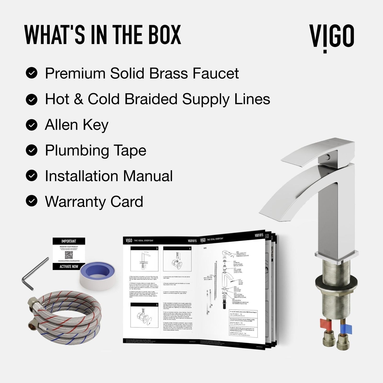 Satro Single Handle Single Hole Bathroom Sink Faucet, WaterSense Certified, Brushed Nickel O9X8 - product image 6