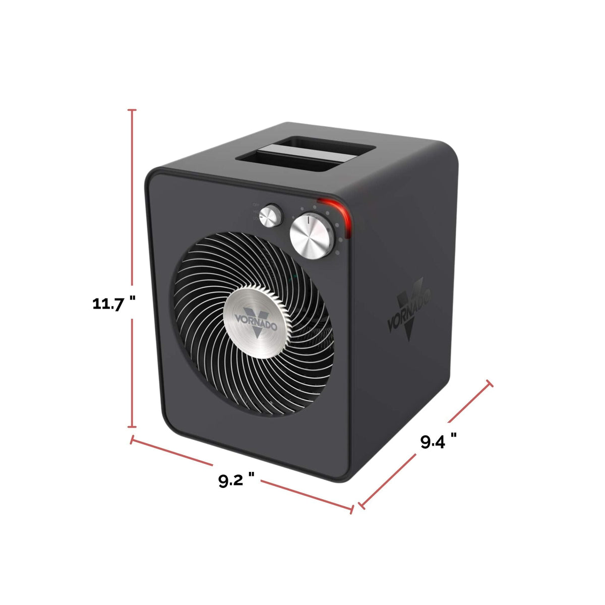 VMHi300 Whole Room Metal Heater with Adjustable Thermostat, Storm Grey C9M7 - product image 4