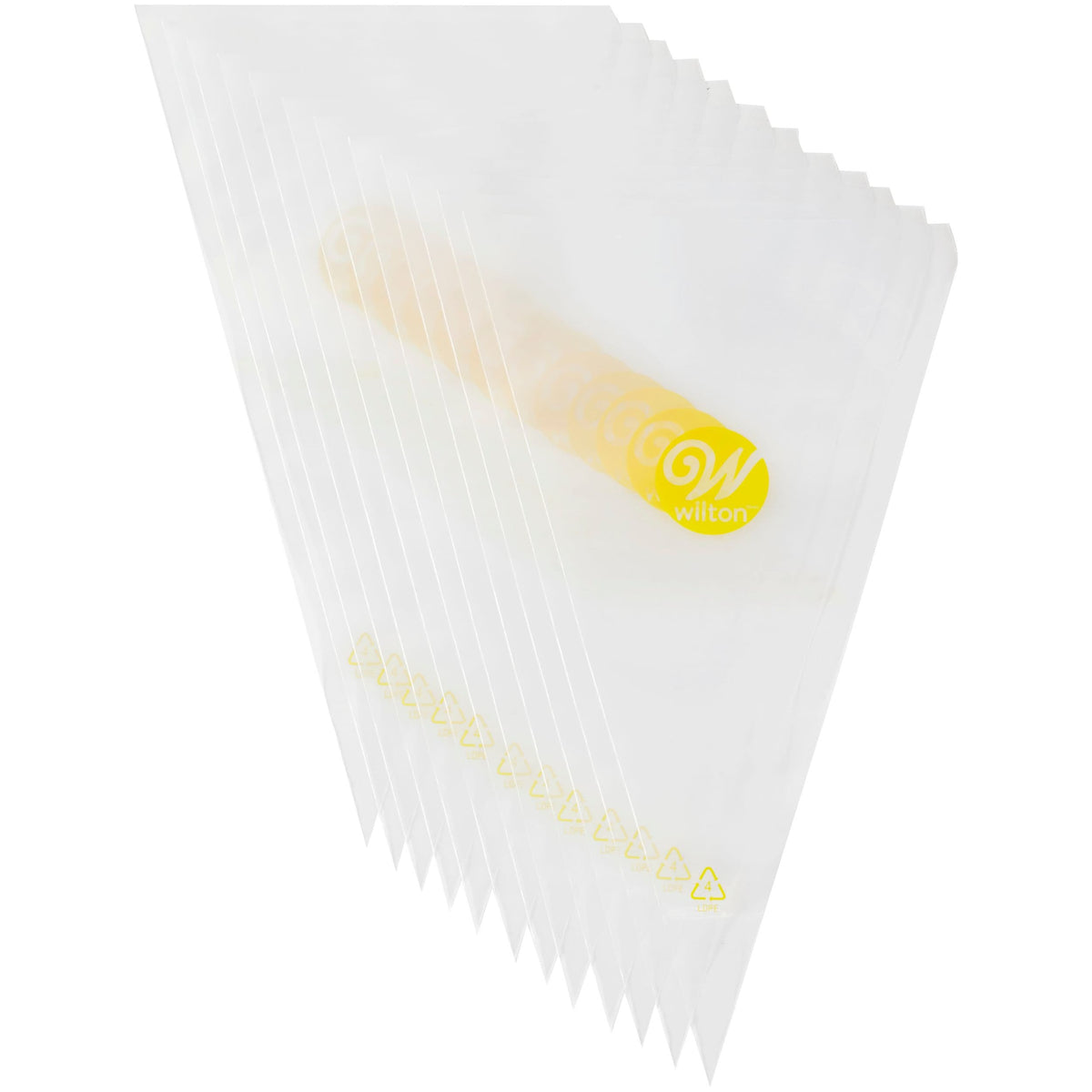 Disposable Piping Decorating Bag, Clear, 12-pk, for Baking/Cake Decoration O8L7 - product image 1