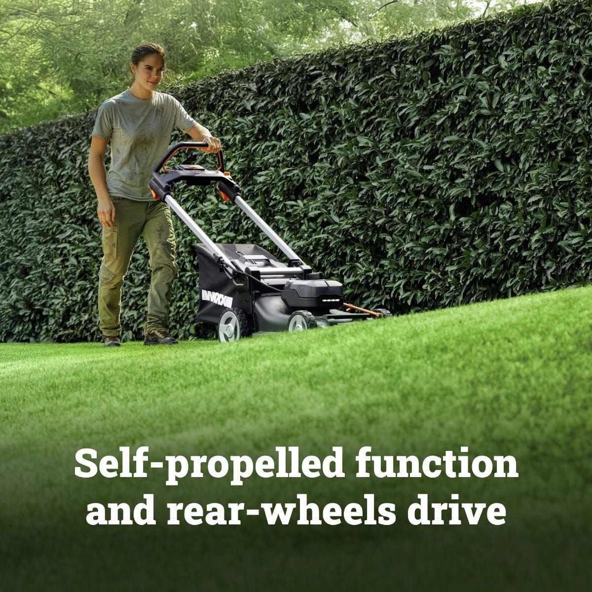 40V Nitro PowerShare 3-in-1 Self-Propelled 21-in Lawn Mower G9M7 - product image 5
