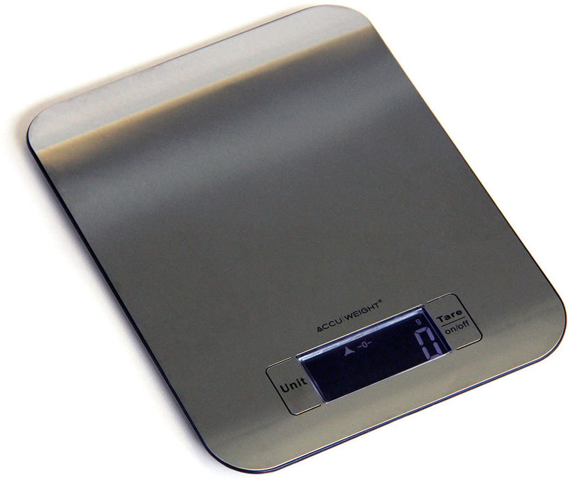 Stainless Steel Slim Kitchen Scale, 5kg O3V8
