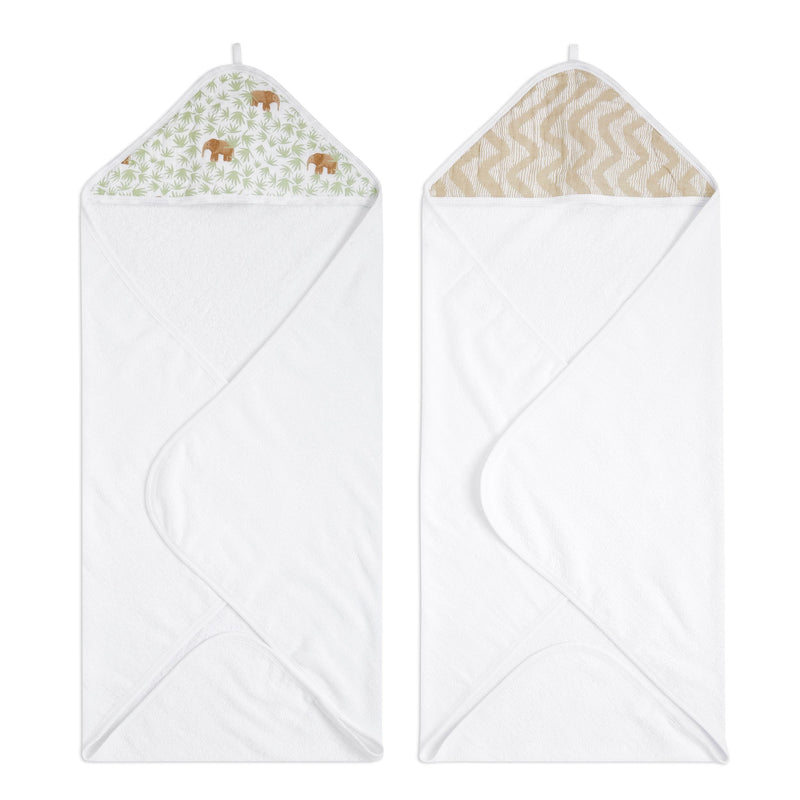 + Anais Tanzania Hooded Towels, 2-pk R8N0